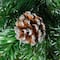 3ft. Unlit Two Tone Buckeye Glitter Pine Artificial Christmas Tree